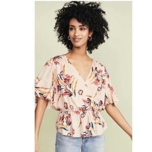 Joie Bisma Floral Silk Blouse